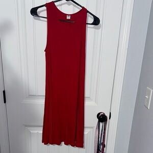 Old Navy red tank top dress